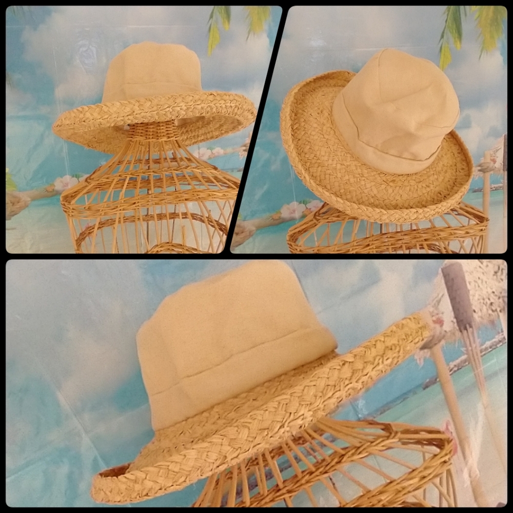 Betmar Beach Woven Straw Hat NWOT